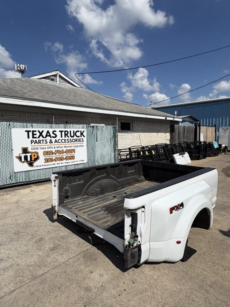 2017-2022 Ford F-350 F-450 Super Duty Pickup Bed Oxford White DRW 8 ft Long Bed OEM Take-Off (Stock PB-093)