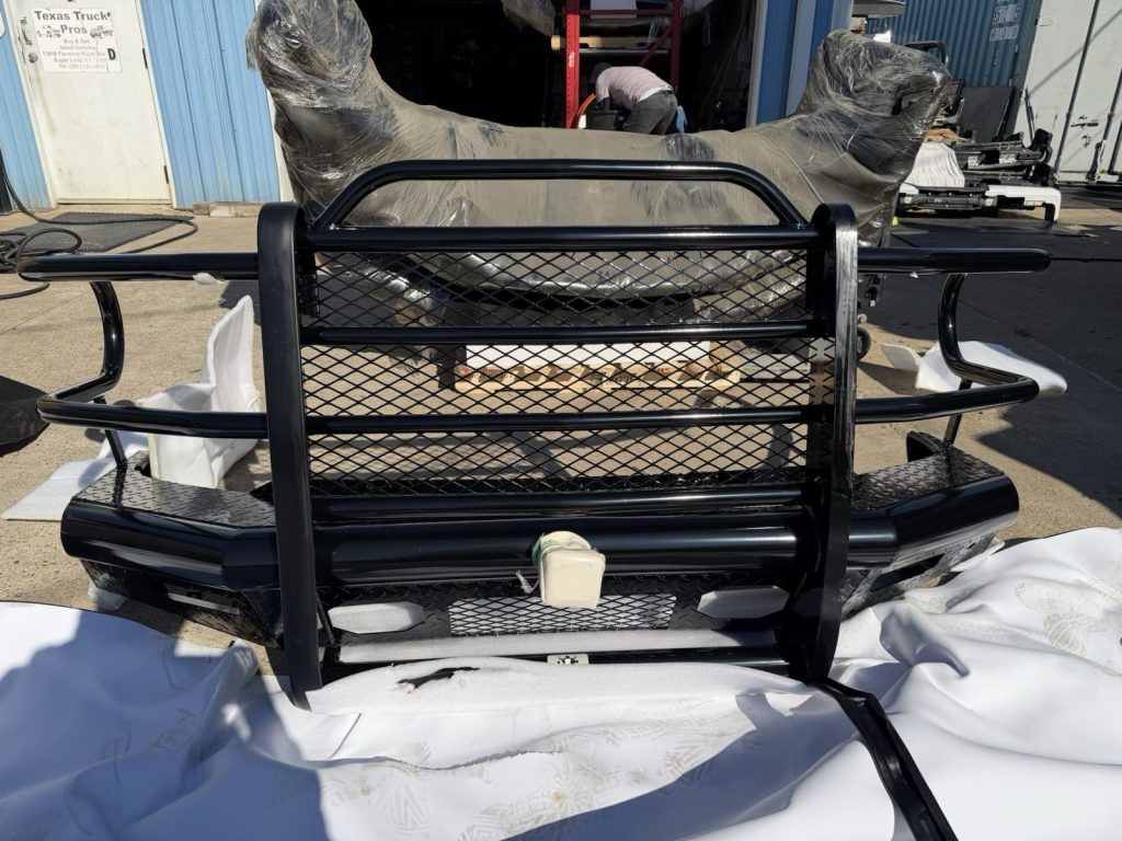 2019-2024 Ram 1500 Tough Country Traditional Front Bumper w/ Receiver Hitch #TFR1219DLREFSTAB