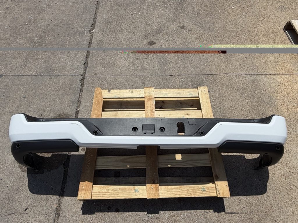 2019-2026 Ram 1500 Rear Bumper Bright White With Sensor Holes OEM Take-Off (Stock RB-072)