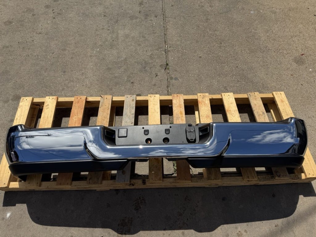 2019-2026 Ram 2500 3500 4500 Rear Bumper Chrome No Sensor Holes OEM Take-Off