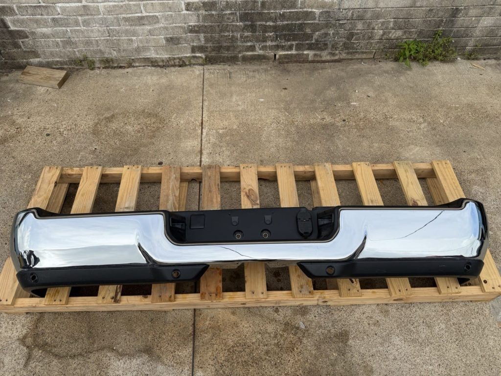 2019-2026 Ram 2500 3500 4500 Rear Bumper Chrome With Sensor Holes OEM Take-Off