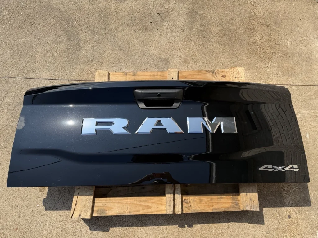 2019-2026 Ram 2500 3500 Tailgate Diamond Black Crystal Camera Cutout OEM Take-Off
