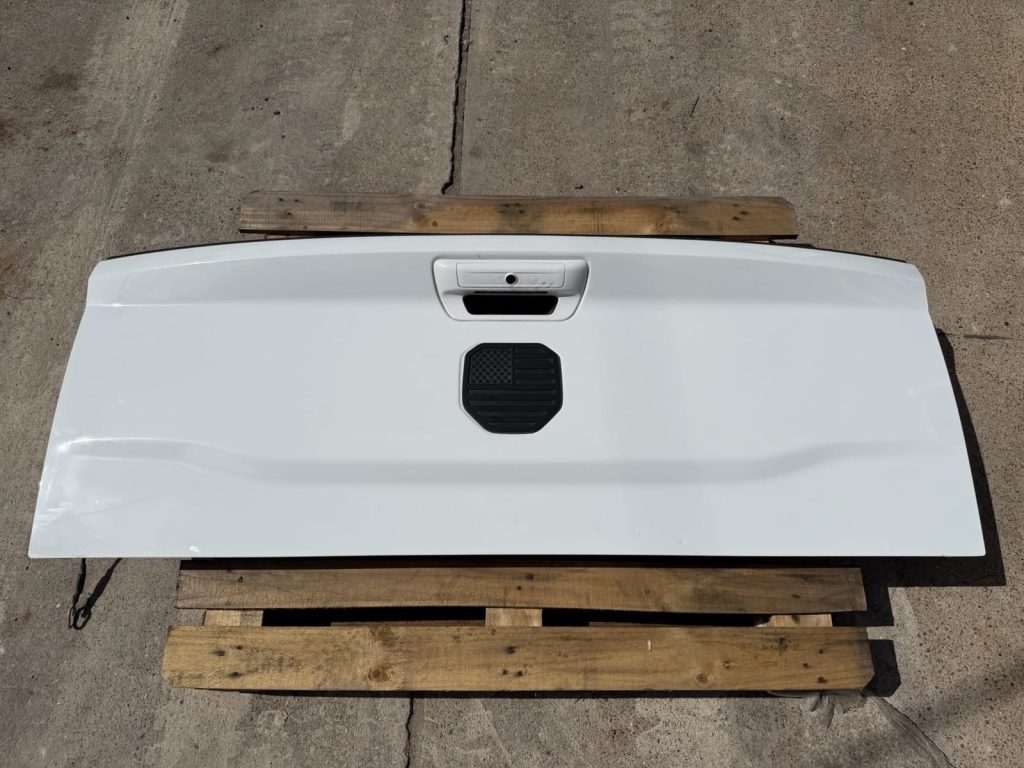 2019-2026 Ram 2500 3500 Tailgate Bright White OEM Take-Off (Stock TG-054)