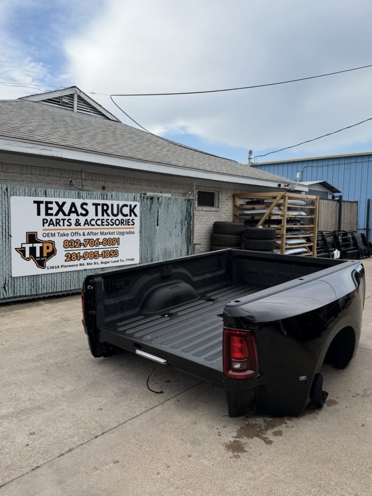 2019-2026 Ram 3500 Pickup Bed Diamond Black DRW 8 ft Long Bed OEM Take-Off (Stock PB-074)