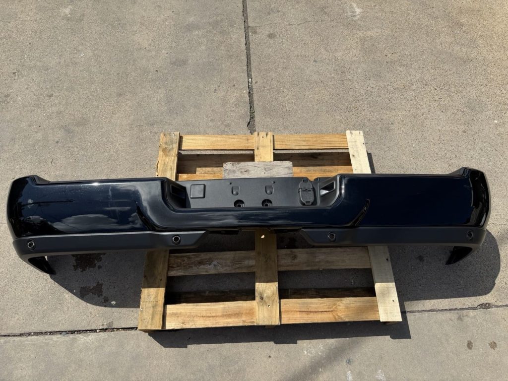 2019-2026 Ram 2500 3500 4500 Rear Bumper Diamond Black With Sensor Holes OEM Take-Off
