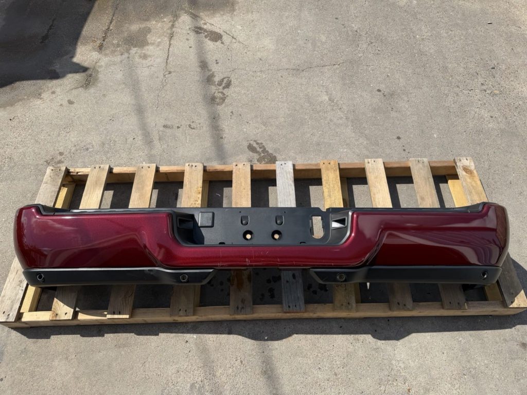 2019-2026 Ram 2500 3500 4500 Rear Bumper Velvet Red With Sensor Holes OEM Take-Off
