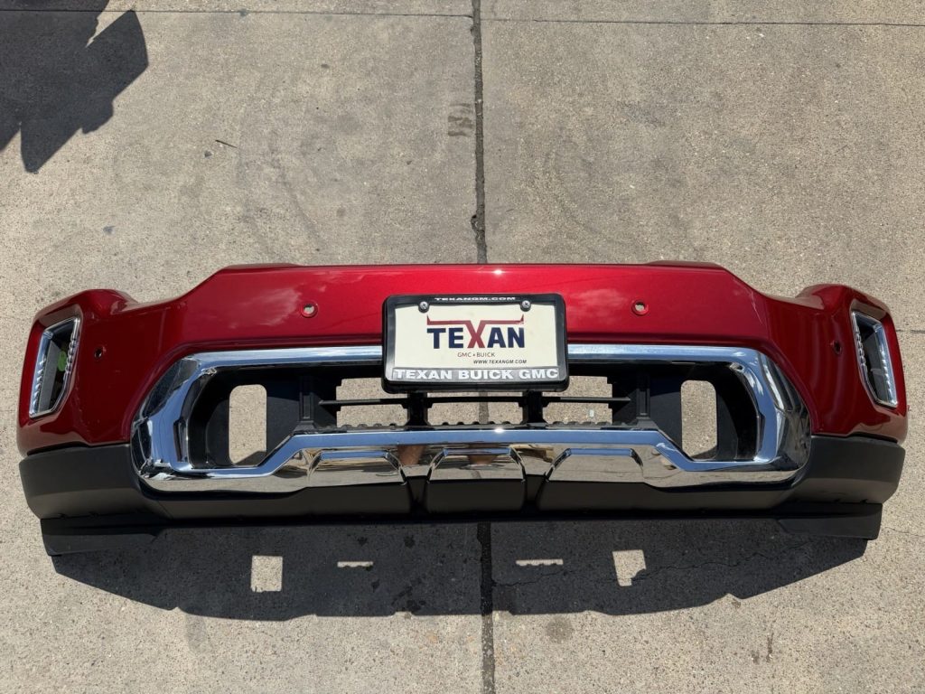 2020-2023 GMC Sierra 2500HD 3500HD Front Bumper Red With Sensor Holes OEM Take-Off (Stock FB-119)