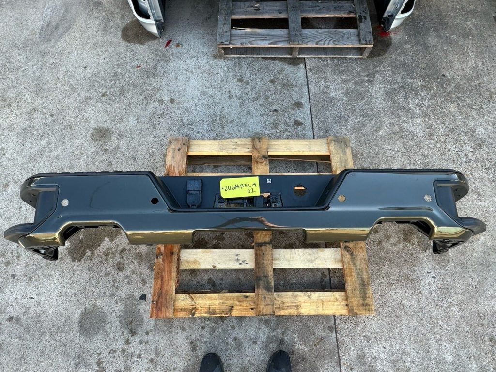2020-2024 Chevrolet Silverado 1500 Rear Bumper With Sensor Holes OEM Take-Off