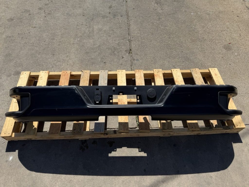 2020-2025 Chevrolet Silverado 2500HD 3500HD Rear Bumper Primed No Sensor Holes OEM Take-Off (Stock RB-103)