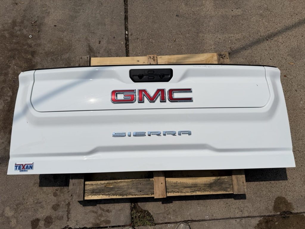 2020-2026 GMC Sierra 2500HD 3500HD Tailgate Abalone White MultiPro Denali OEM Take-Off