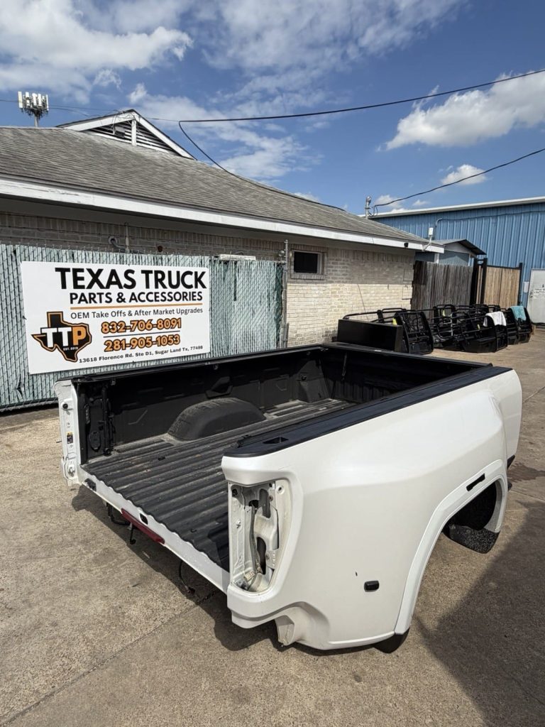 2020-2026 GMC Sierra 3500HD Pickup Bed Abalone White DRW 8 ft Long Bed OEM Take-Off