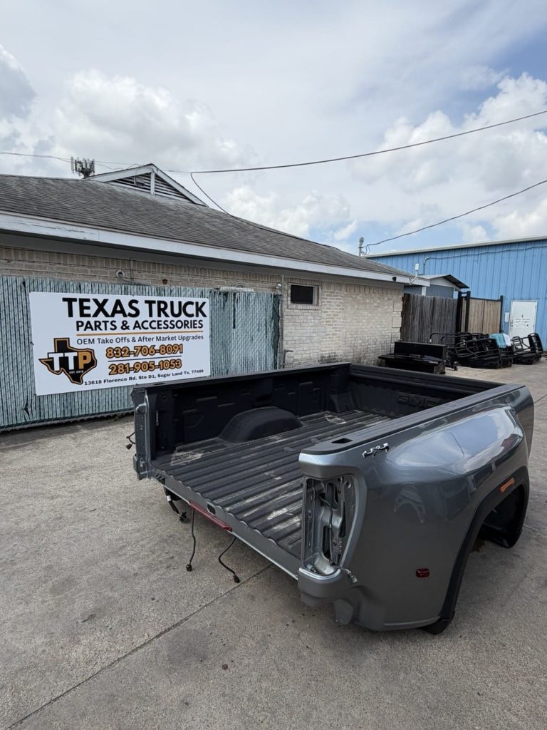 2020-2026 GMC Sierra 3500HD Pickup Bed Sterling Metallic DRW 8 ft Long Bed OEM Take-Off (Stock PB-112)
