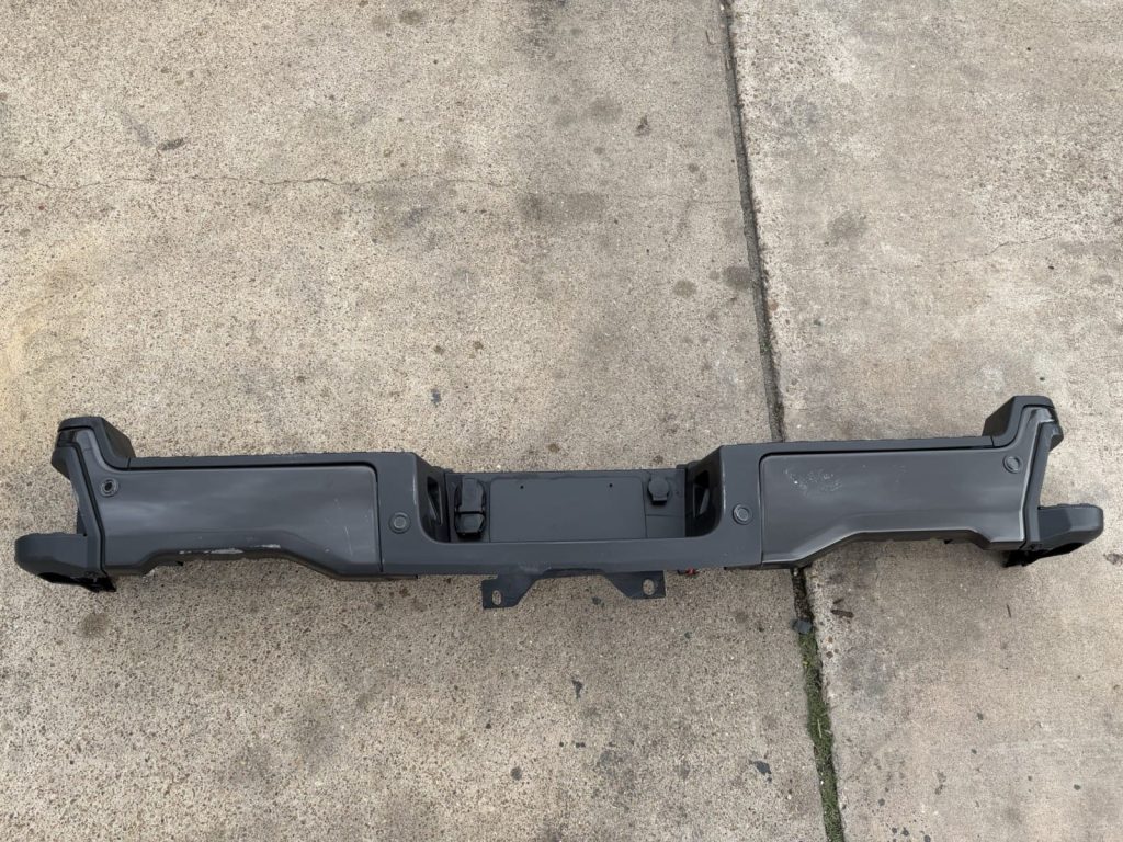 2023-2026 Ford F-250 F-350 F-450 Super Duty Rear Bumper Bronze With Sensor Holes OEM Take-Off (Stock RB-116)