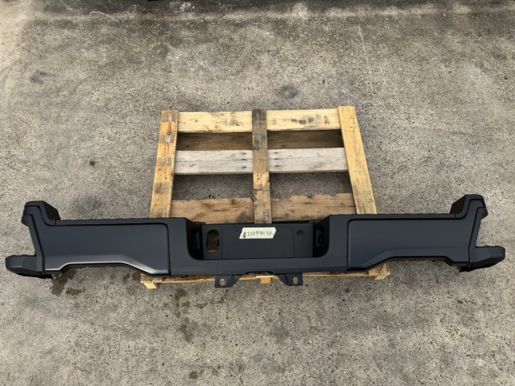 2023-2026 Ford F-250 F-350 F-450 Super Duty Rear Bumper Primed No Sensor Holes OEM Take-Off (Stock RB-102)