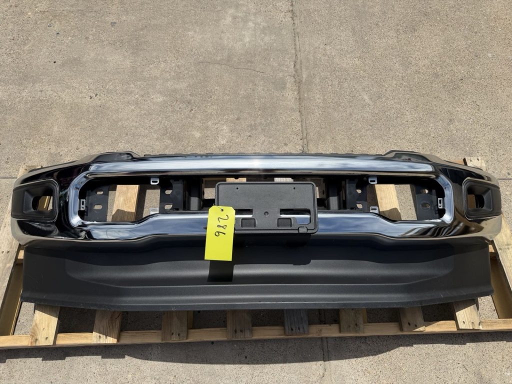 2023-2026 Ford F-250 F-350 Super Duty Front Bumper Chrome Fog Light Openings OEM Take-Off (Stock FB-127)