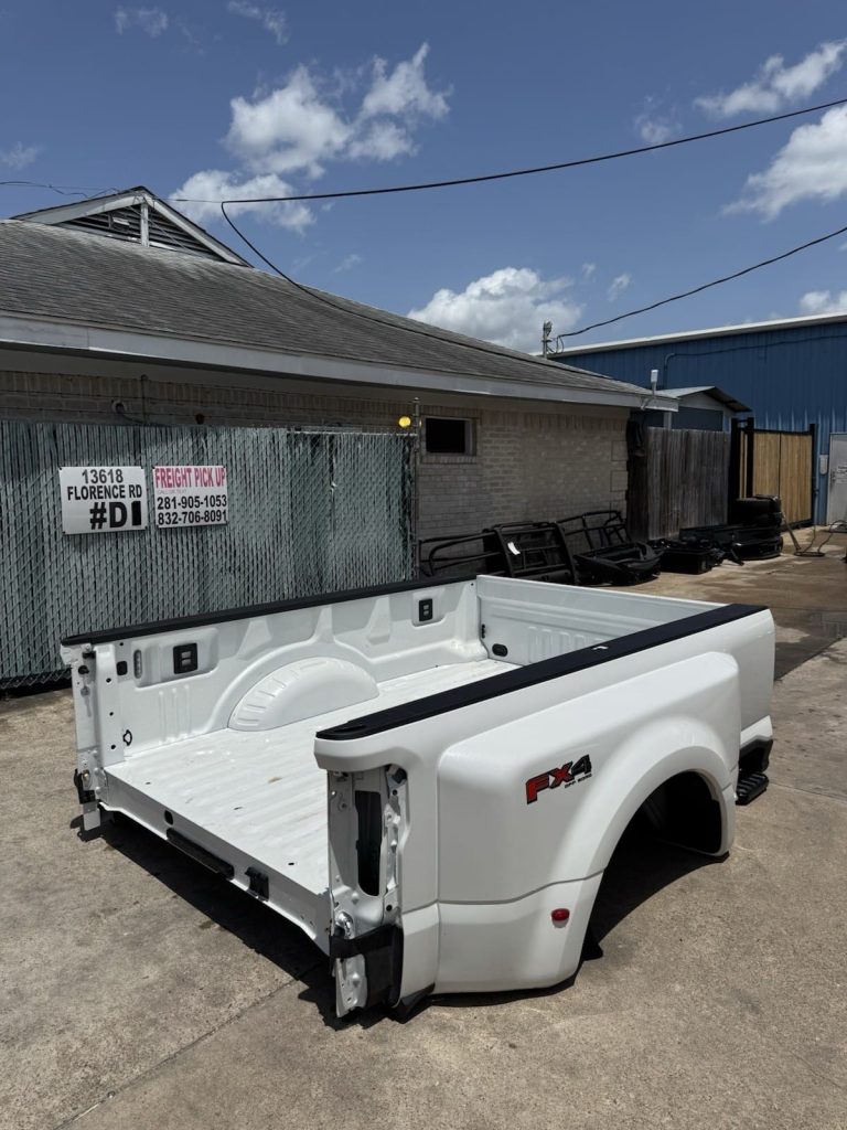 2023-2026 Ford F-350 F-450 Super Duty Pickup Bed Star White DRW 8 ft Long Bed OEM Take-Off (Stock PB-120)