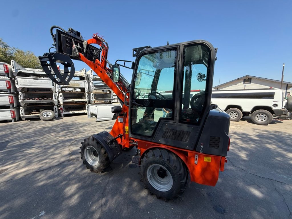 Everun EREL10 Electric Wheel Loader with Cab - 1-Ton Front Loader - 72V LiPo Conversion - Refurbished, 0 Hours