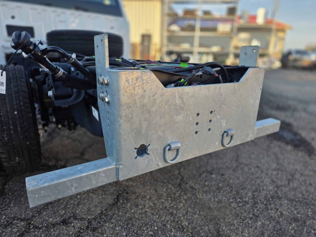 Heavy Duty Rear Bumper “Pintle” Hitch Plate