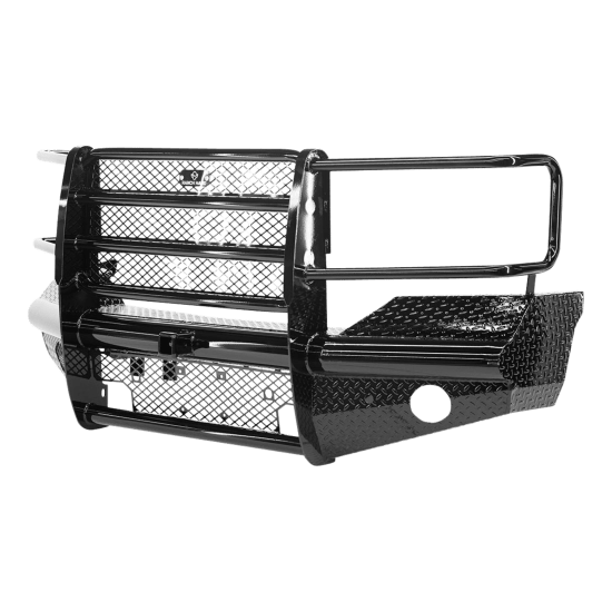 New Ranch Hand Legend Front Bumper with Grille Guard — GMC Sierra 2500 HD, 3500 HD, FBG151BLR