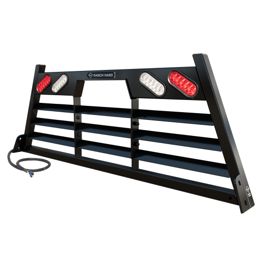 New Ranch Hand Legend Headache Rack with LED Lights, Fits Various Makes