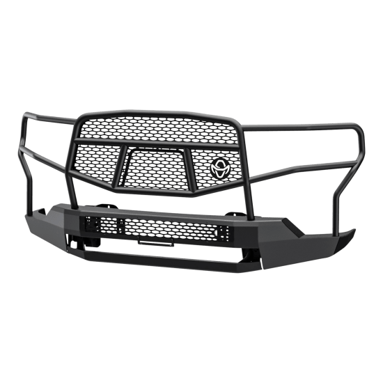 New Ranch Hand Midnight Front Bumper with Grille Guard — GMC Sierra 1500, MFG19HBM1