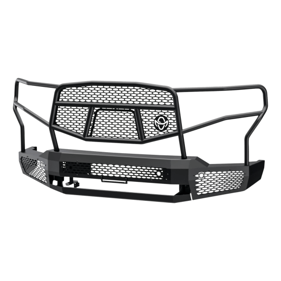 New Ranch Hand Midnight Front Bumper with Grille Guard — Silverado 2500 HD, 3500 HD, MFC201BM1