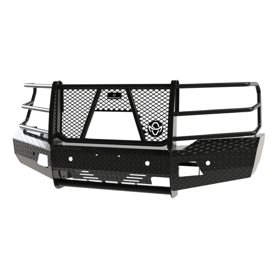 New Ranch Hand Summit Front Bumper with Grille Guard and Camera Cutout — Chevrolet Silverado 1500, FSC19HBL1C
