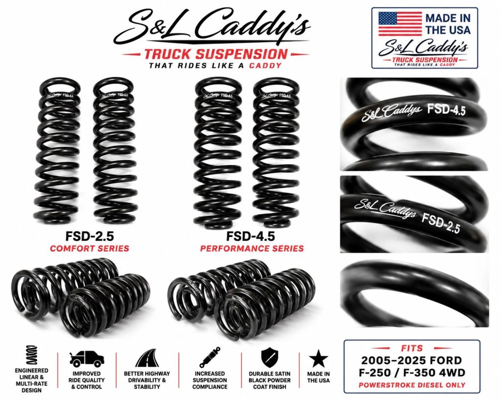 2005-2025 Ford F-250 F-350 Super Duty Coil Spring New (Stock CS-001)