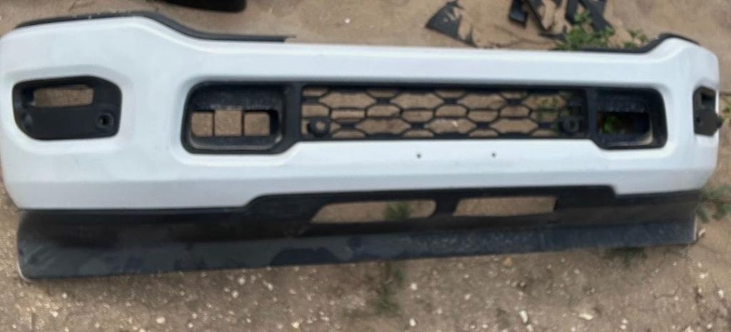 2019-2024 Ram 2500 3500 Front Bumper White OEM Take-Off