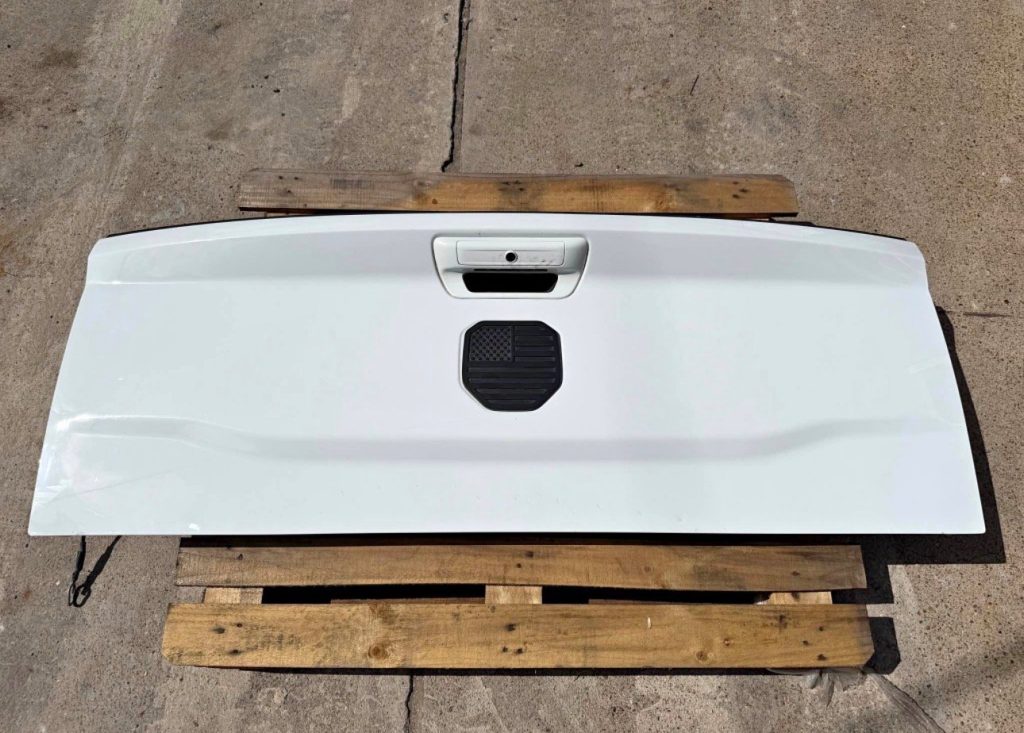 2019-2026 Ram 2500 3500 Tailgate Bright White OEM Take-Off (Stock TG-018)