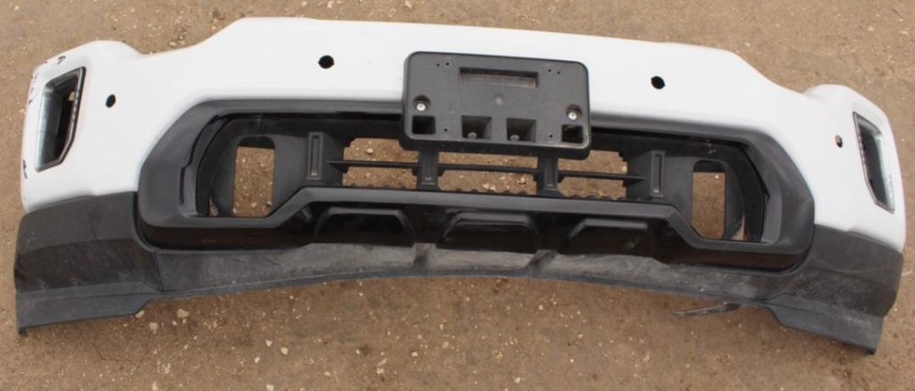 2020-2023 GMC Sierra 1500 Front Bumper White OEM Take-Off